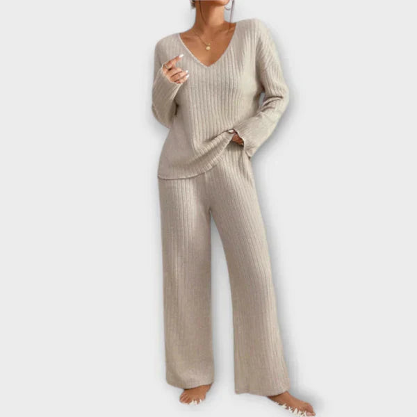 Zora | Geribbelde Lounge Set