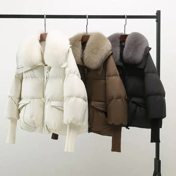 Zora | Elegantní bunda s kožešinou