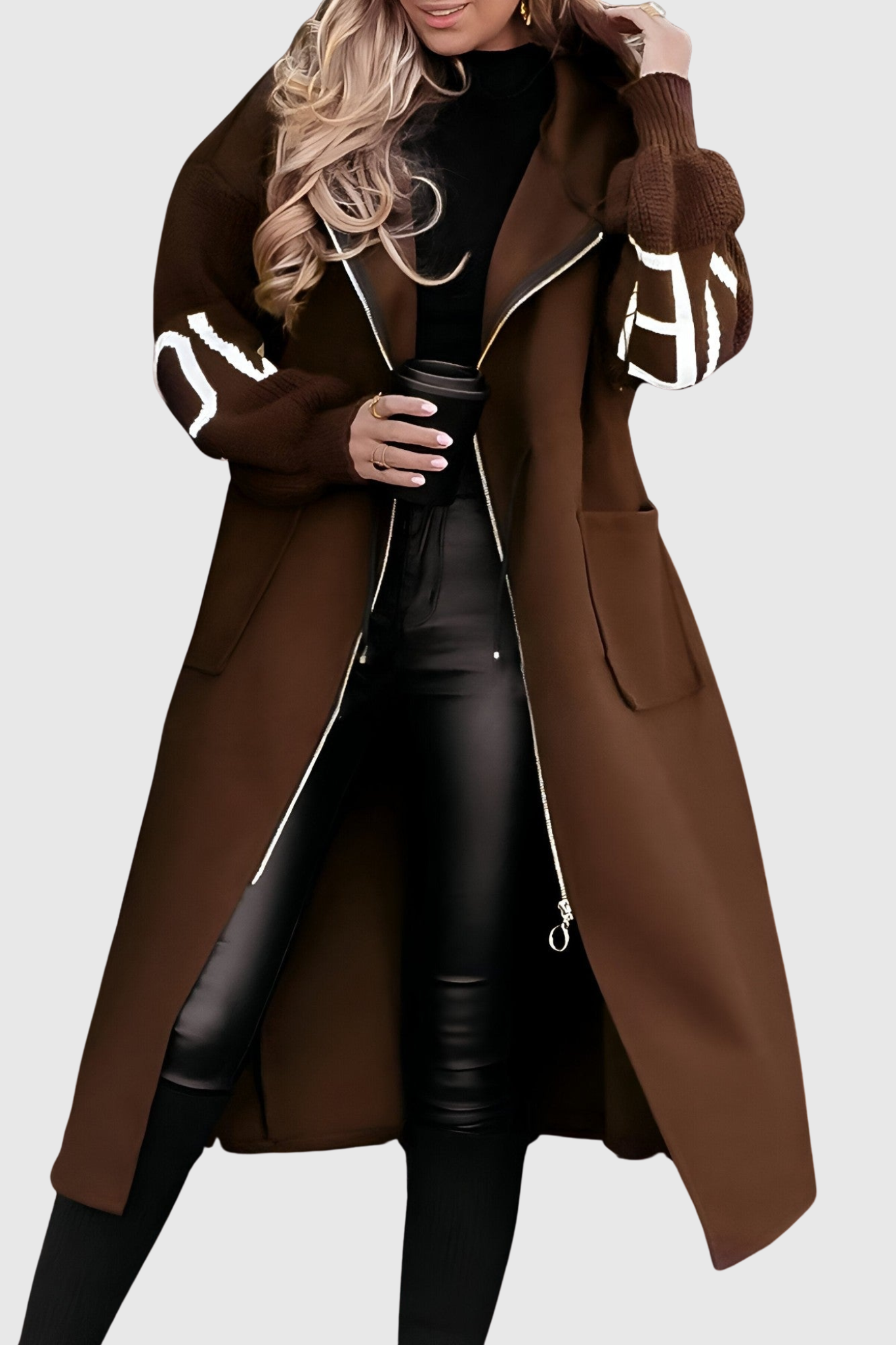 Monika | Elegantní Kapucňový Kabát